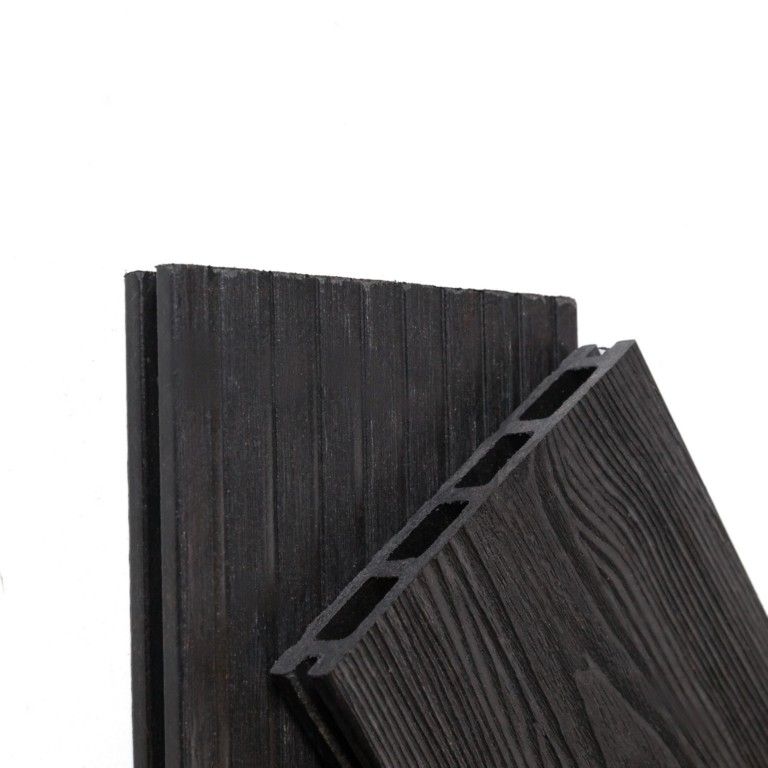 Террасная доска Ecodecking Комфорт 3D Графит купить в Омске