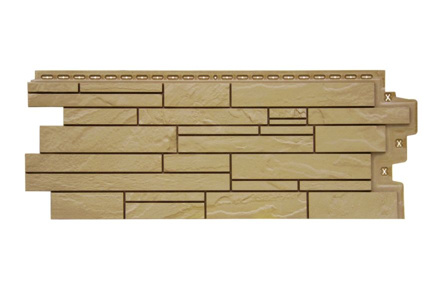 Фасадная панель Grand Line Скала Classic, Песочный купить в Омске