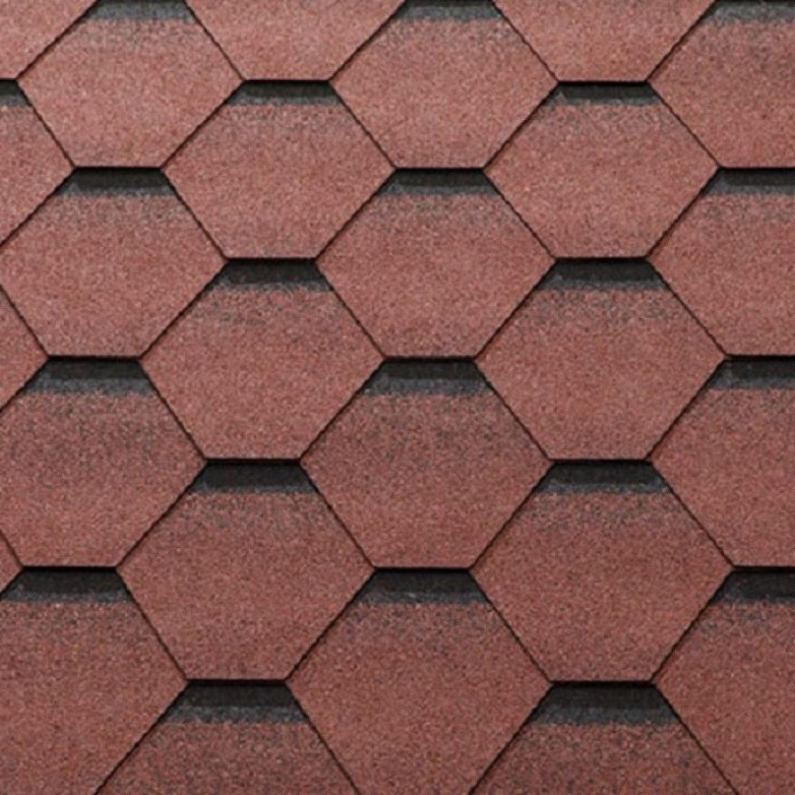 Гибкая черепица KATEPAL KATRILLI осенний красный купить в Омске