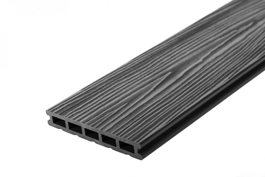 Террасная доска ДПК RusDecking Unodeck Mogano - Графит купить в Омске