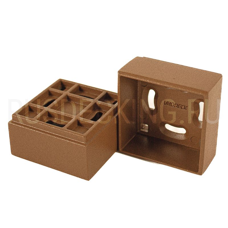 Крепление балясины прямое RusDecking Unodeck Орех купить в Омске