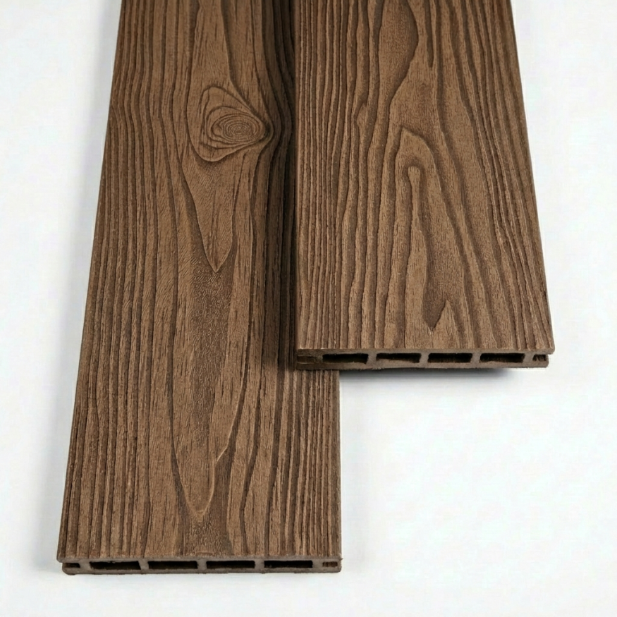 Террасная доска ДПК GardenParkett Табула, Светло-коричневый купить в Омске