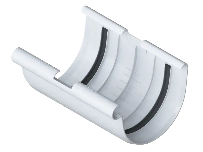 Муфта желоба Альта-Профиль Элит Белый купить в Омске