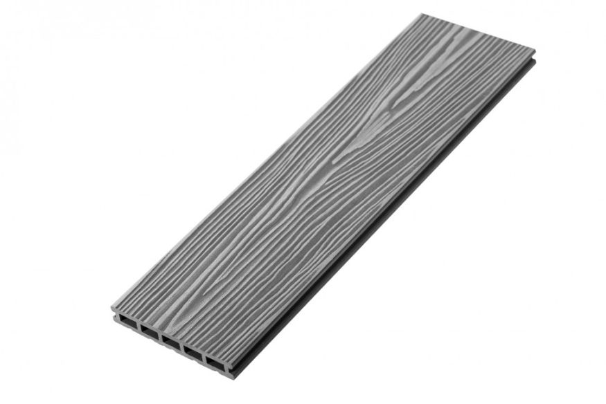 Террасная доска ДПК RusDecking Unodeck Mogano - Серый купить в Омске