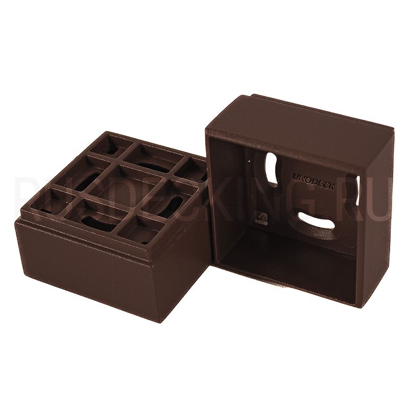 Крепление балясины прямое RusDecking Unodeck Венге купить в Омске