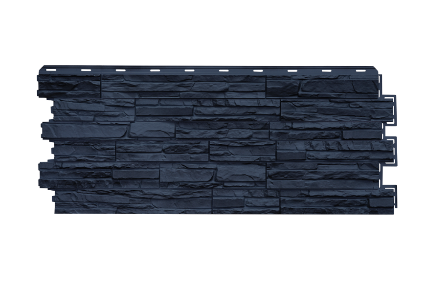 Фасадная панель Nordside, Сланец, Цвет графит купить в Омске