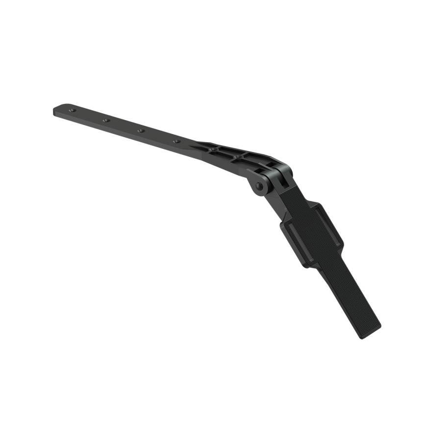 Регулируемое крепление для кронштейна желоба Docke Lux, Карбон купить в Омске