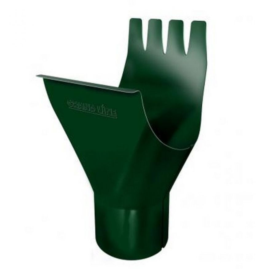 Водосточная воронка Grand Line, зеленая (RAL 6005) купить в Омске