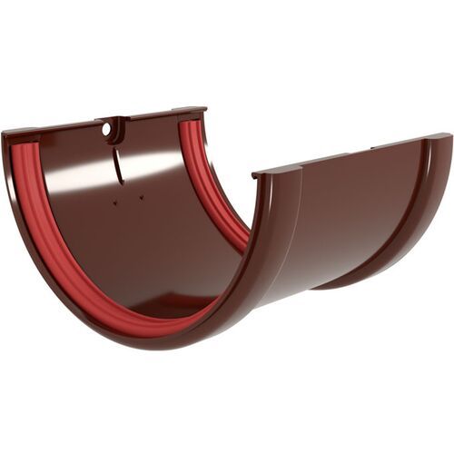 Соединитель желобов Grand Line, цвет Шоколад купить в Омске