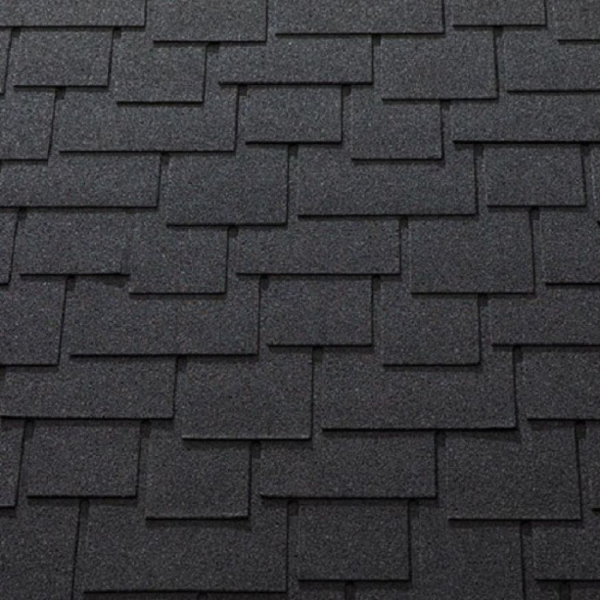 Гибкая черепица KATEPAL AMBIENT черного цвета купить в Омске