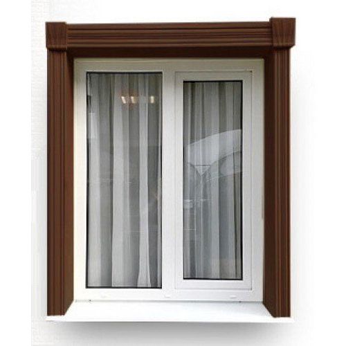 Горизонтальная планка для окон Доломит 3 м Цвет Корица купить в Омске