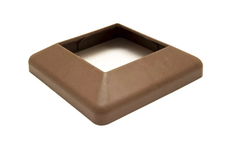 Крышка нижняя ПВХ для столба 125х125 Deckart Шоколад купить в Омске