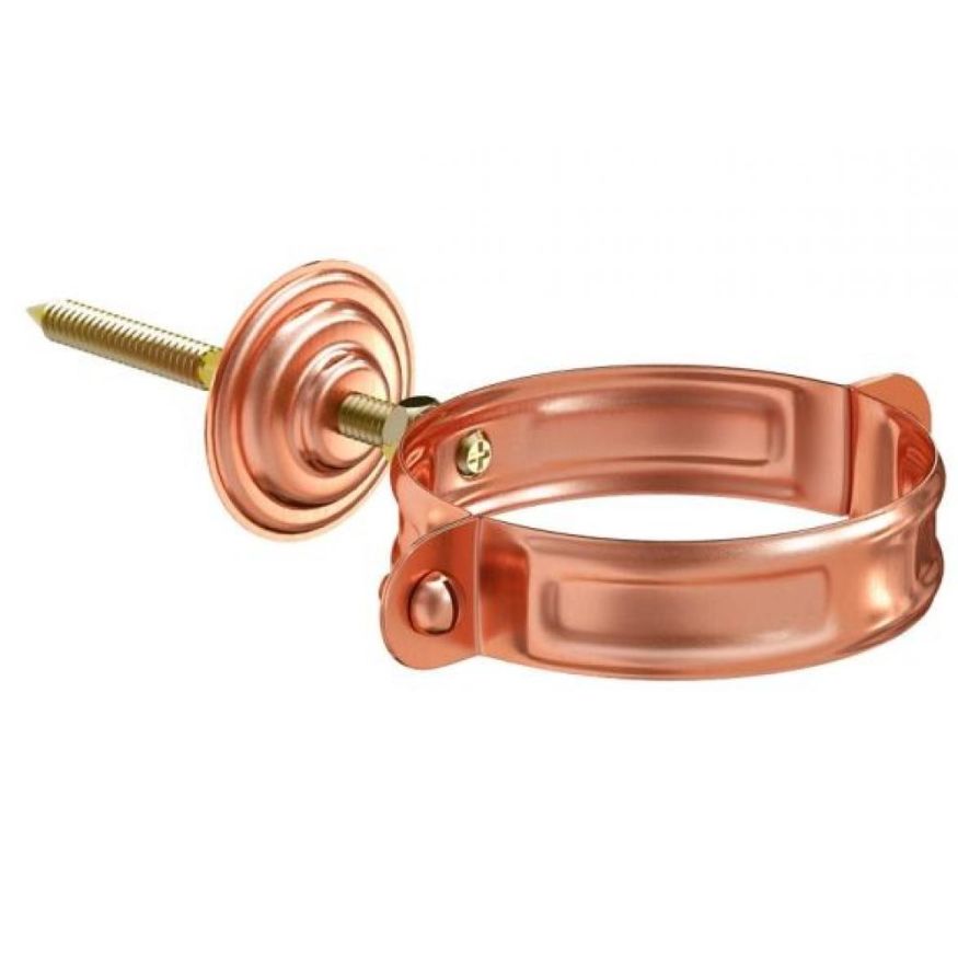 Комплект для крепления трубы Aquasystem, медный, 150/100 купить в Омске