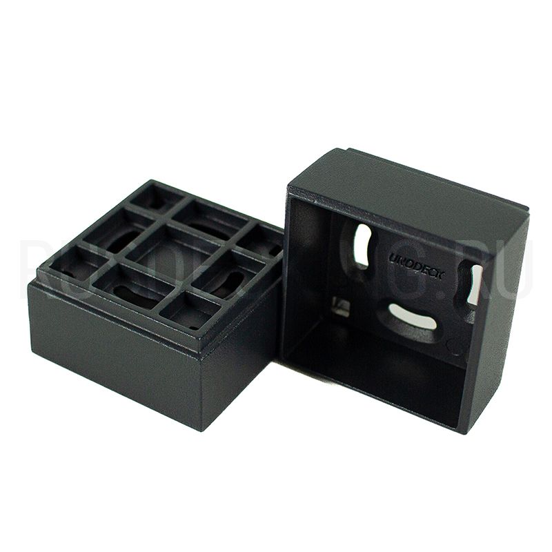 Крепление балясины прямое RusDecking Unodeck Графит купить в Омске