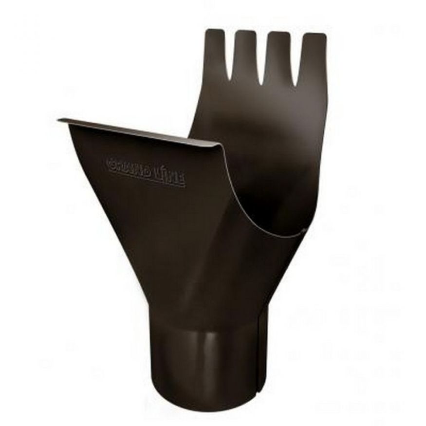 Водосточная воронка Grand Line, коричневая (RR 32) купить в Омске