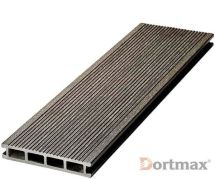 Террасная доска из ДПК VELVET STANDART Черного цвета