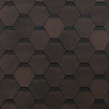 Гибкая черепица Shinglas, Оптима, Цвет: Коричневый