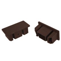 Торцевая алюминиевая заглушка для перил GardenParkett, Венге