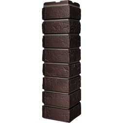 Наружный угол FineBer, Баварский кирпич, Тёмный коричневый