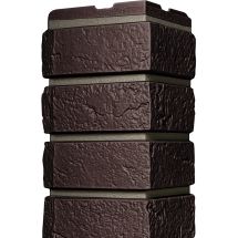 Наружный угол FineBer, Баварский кирпич, Тёмный коричневый