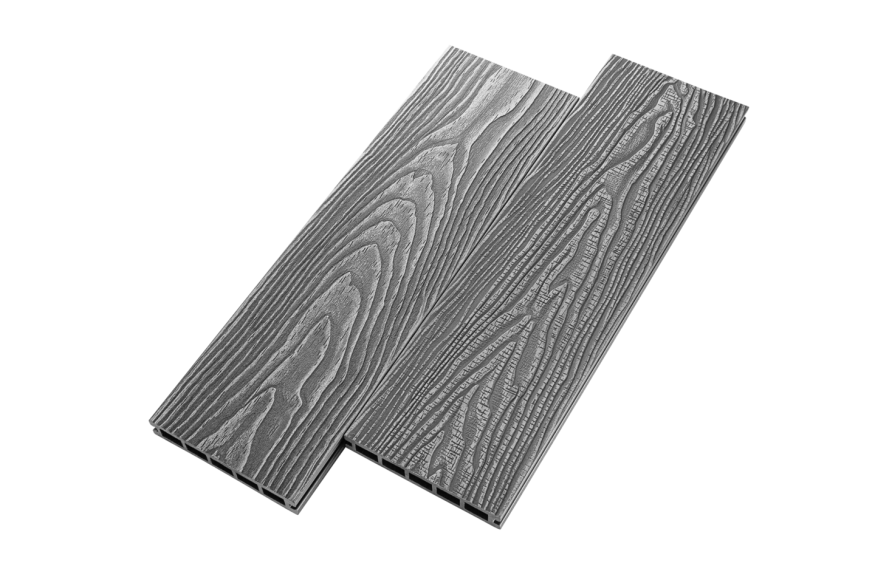 Террасная доска ДПК GardenParkett Патио, Серый купить в Омске