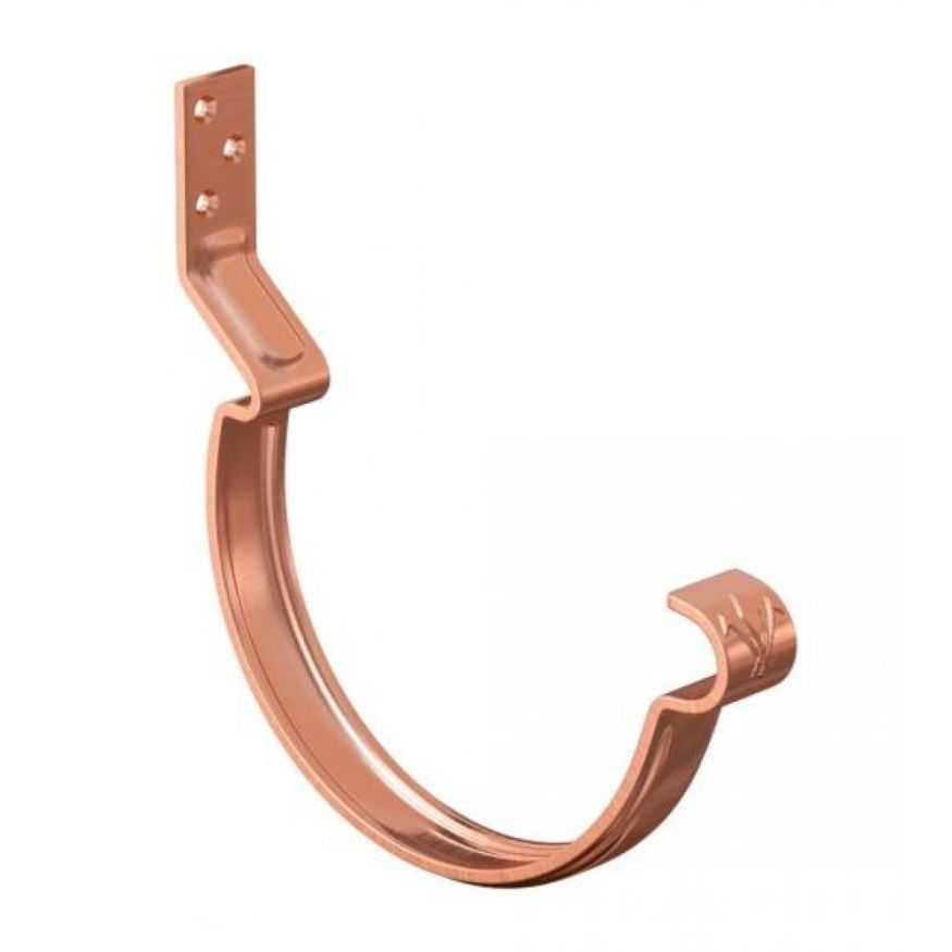 Короткий крюк для крепления желоба Aquasystem, медь 150/100 купить в Омске