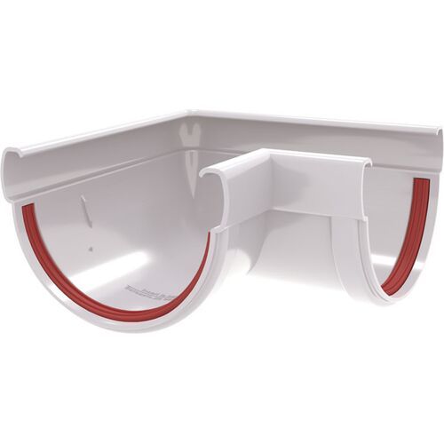 Угол желоба 90° Grand Line, цвет белый. купить в Омске