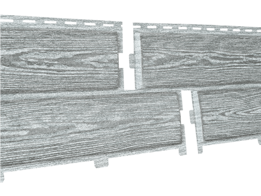 Фасадные панели Ю-Пласт, Хокла Винтаж, Пепел купить в Омске