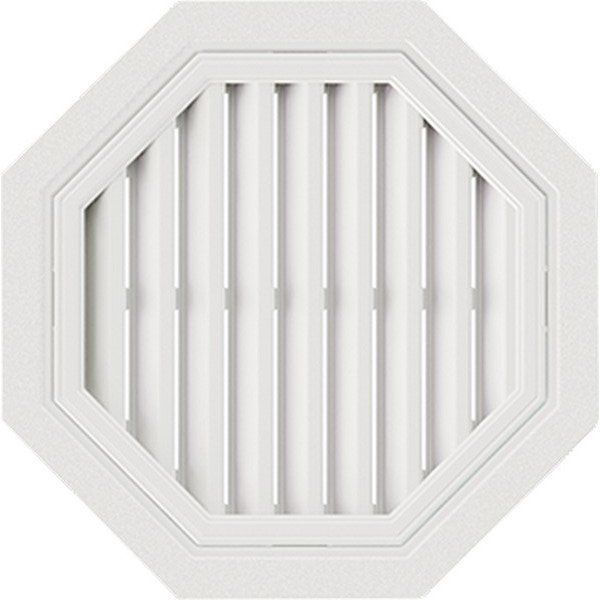 Вентиляционная решётка фронтальная восьмиугольная, белая. купить в Омске