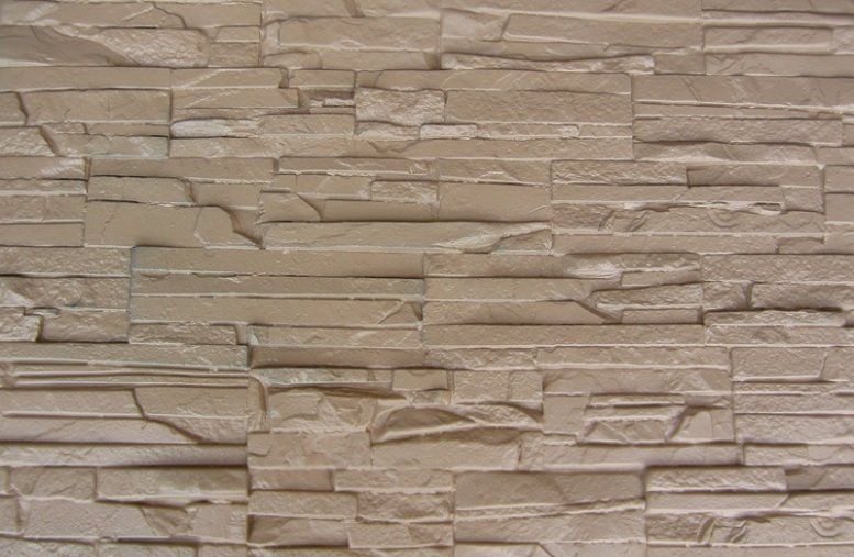 Плоская фасадная панель Aelit Plast бежевого цвета купить в Омске