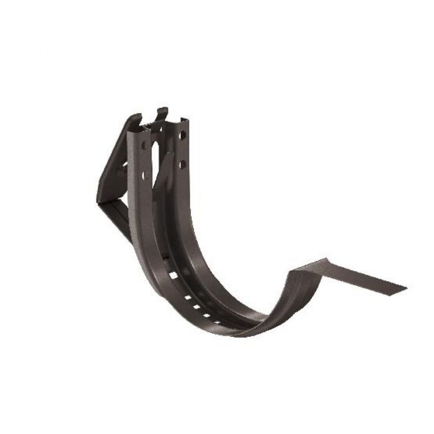 Короткий регулируемый крюк для крепления желоба Aquasystem RR 32, темно-коричневый 150/100 купить в Омске