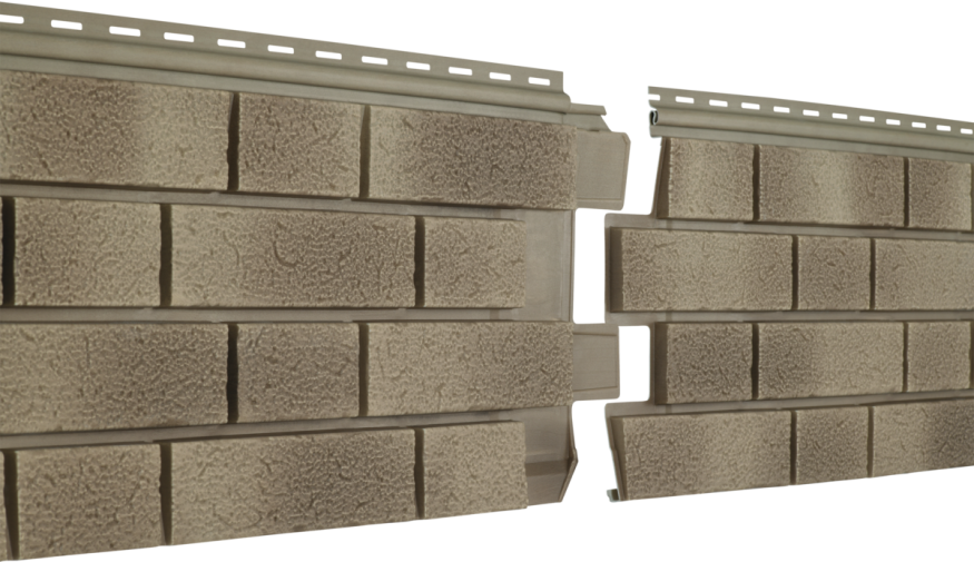 Фасадная панель Ю-пласт Стоун Хаус S-Lock Клинкер Балтик, Пустыня купить в Омске