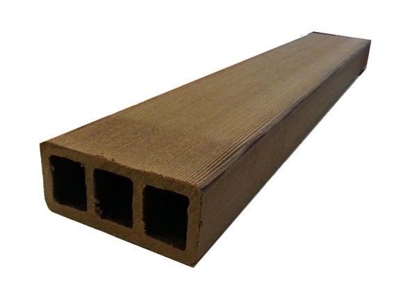 Перила из дерева и пластика (венге и коричневый) купить в Омске