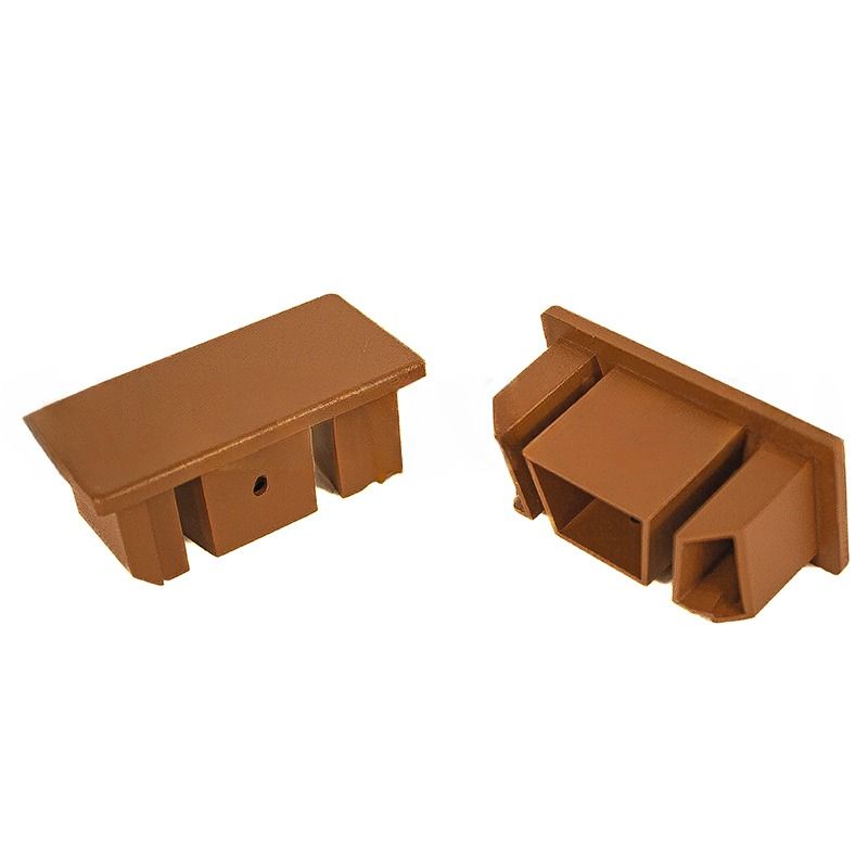 Торцевая алюминиевая заглушка для перил GardenParkett, Орех купить в Омске