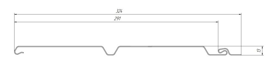 Виниловый сайдинг Grand Line Double-брус Цвет: Темный дуб купить в Омске