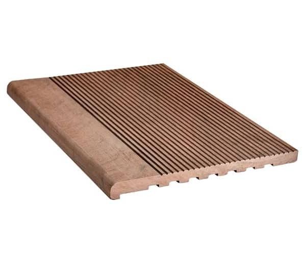 Ступень из ДПК Dortmax цвет кофе купить в Омске