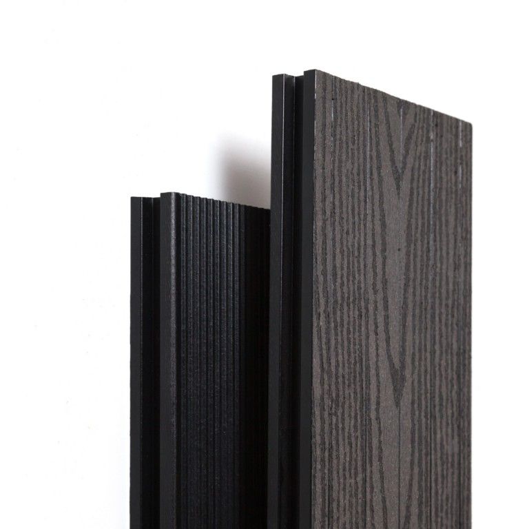 Террасная доска Ecodecking Техно плюс Графит купить в Омске