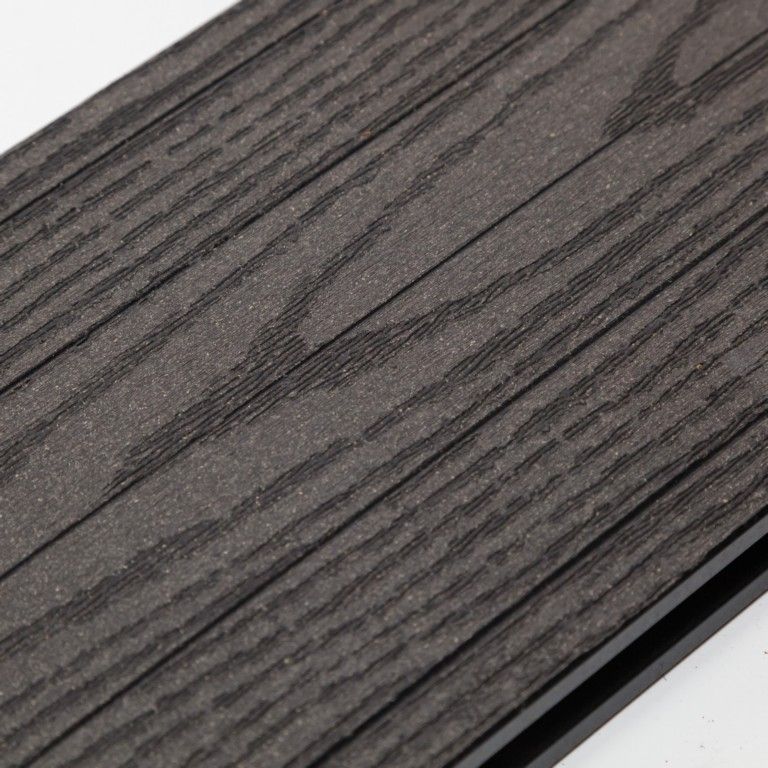 Террасная доска Ecodecking Техно плюс Графит купить в Омске