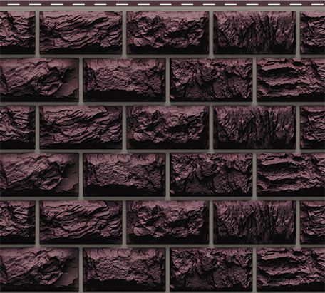 Фасадная панель Доломит, Альпийский премиум, цвет Венге. купить в Омске