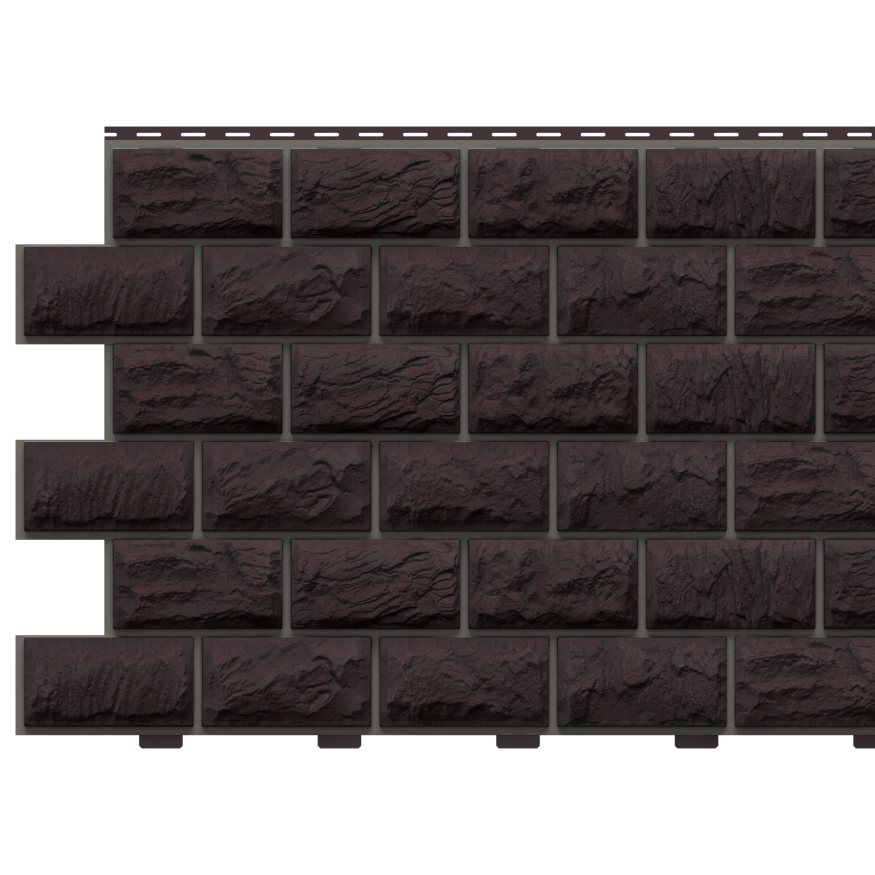 Фасадная панель Доломит, Альпийский премиум, цвет Венге. купить в Омске