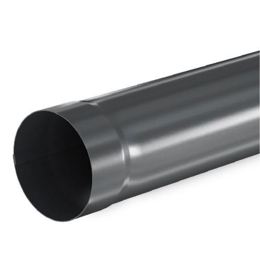 Водосточная труба Aquasystem, RAL 7024, тёмно-серый, длина 3.00 м, диаметр 125/90. купить в Омске