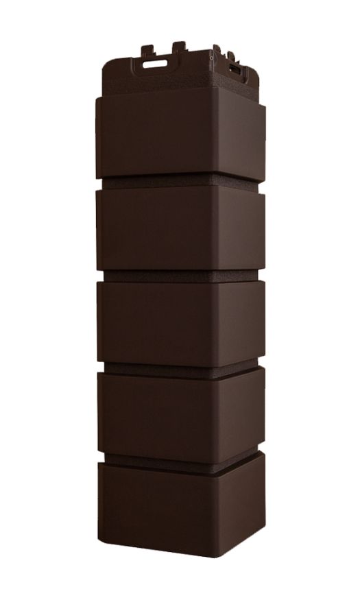 Угол наружный Grand Line, Клинкерный кирпич Classic, Шоколадный купить в Омске