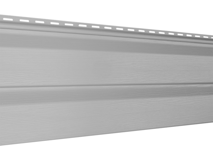 Виниловый сайдинг Ю-Пласт, Корабельный брус, Цвет серый купить в Омске