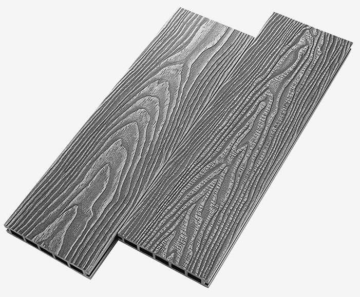 Террасная доска ДПК RusDecking Unodeck Vintage - Серый купить в Омске