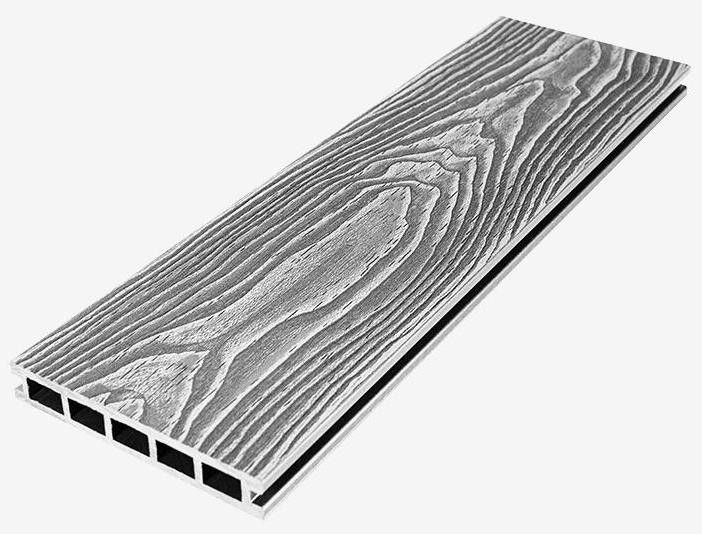 Террасная доска ДПК RusDecking Unodeck Vintage - Серый купить в Омске