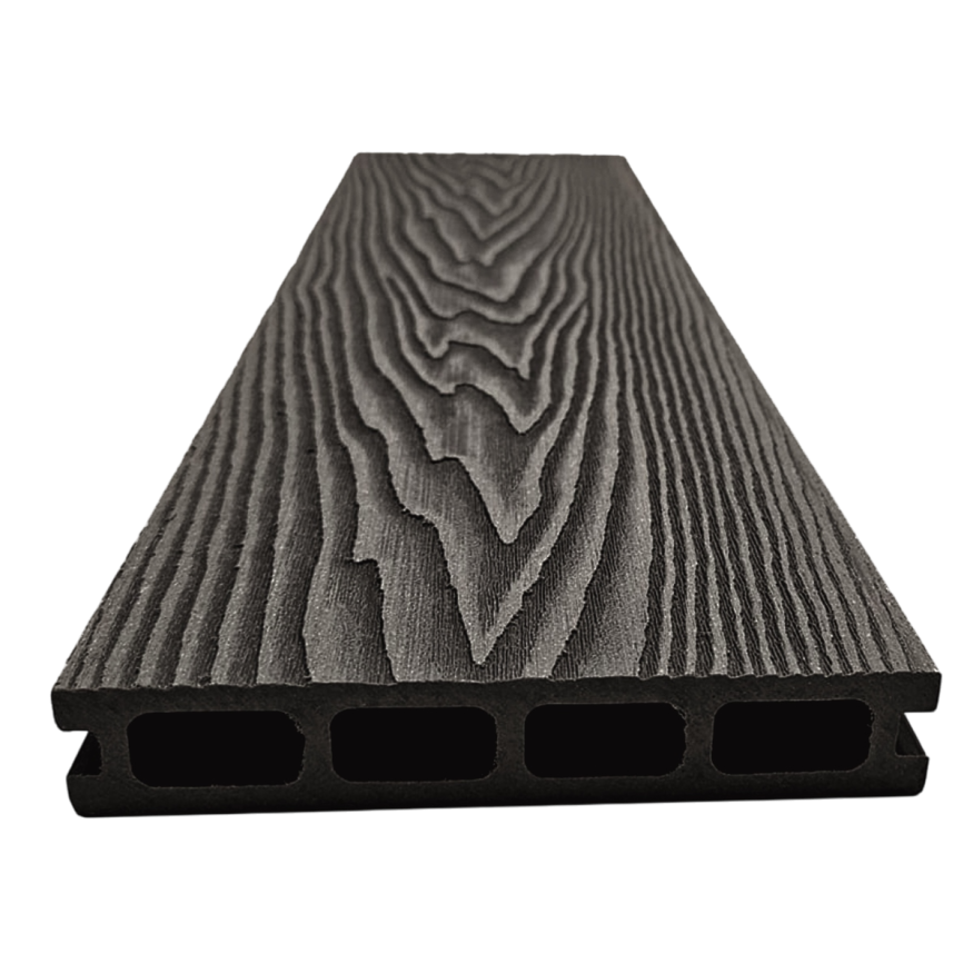 Террасная доска ДПК NanoWood 3D Double Антрацит купить в Омске