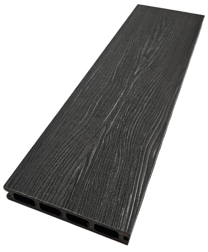 Террасная доска ДПК NanoWood 3D Double Антрацит купить в Омске