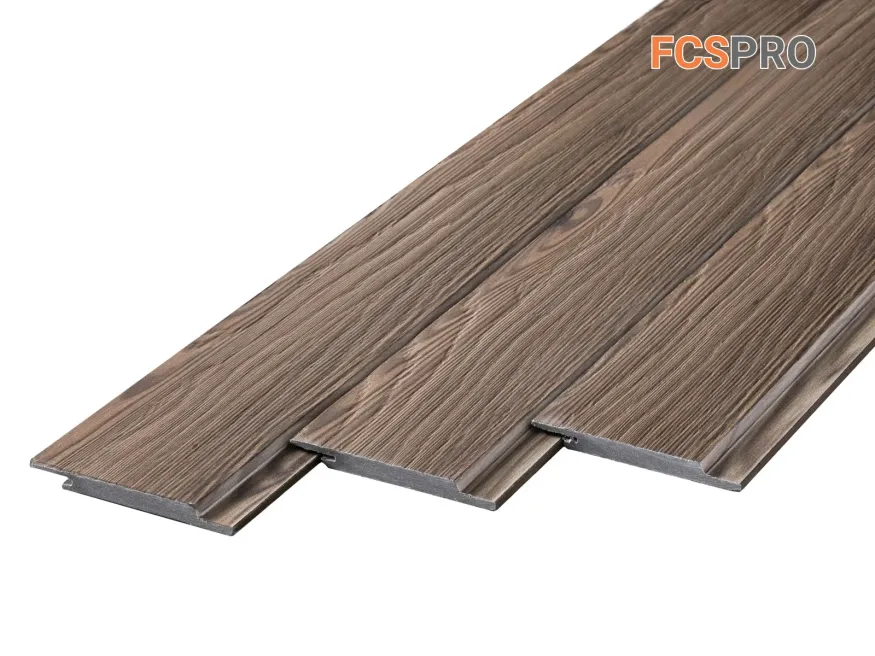 Фиброцементный сайдинг FCSPRO Click Shtil Лиственница в масле купить в Омске