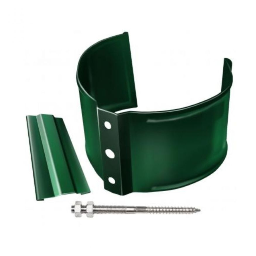 Кронштейн для трубы на кирпич, Grand Line, Зеленый (RAL 6005) купить в Омске