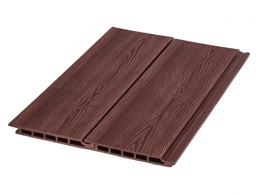 Фасадная доска ДПК Nature 3D Махагон купить в Омске